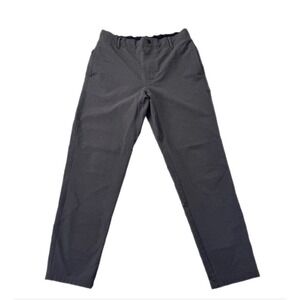 Men's StretchTech GO H2O Small Gray Performance Pants Zip Back Pocket Activewear